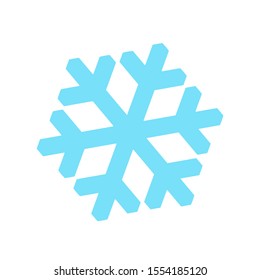 Vector snowflake icon.  illustration for web