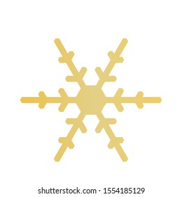 Vector snowflake icon.  illustration for web