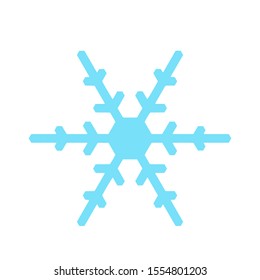 Vector snowflake icon.  illustration for web