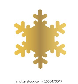 Vector snowflake icon.  illustration for web