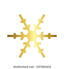 Vector snowflake icon.  illustration for web
