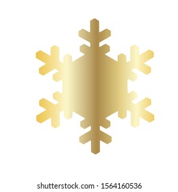 Vector snowflake icon.  illustration for web