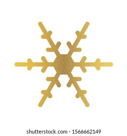 Vector snowflake icon.  illustration for web