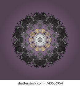 Vector snowflake icon. Vector illustration. Vector winter snowflakes on colorful background. Snowflake icon, isolated. Flat design.