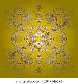 Vector snowflake icon. Snowflake icon, isolated. Vector illustration. Vector winter snowflakes on colorful background. Flat design.