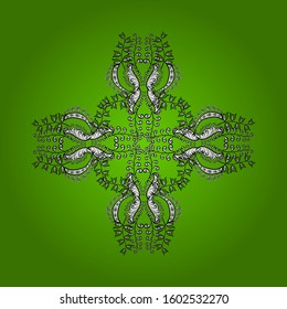 Vector snowflake icon. Snowflake icon, isolated. Vector illustration. Flat design. Vector winter snowflakes on colorful background.