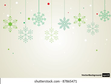 Vector snowflake set. Eps 10