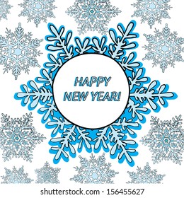 Vector snowflakes