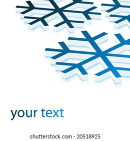 Vector snowflakes