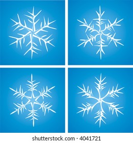 Vector snowflakes