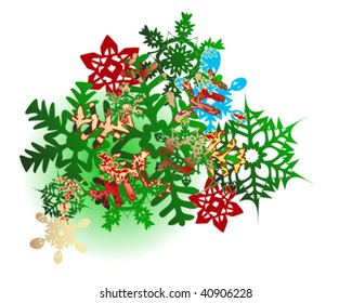 vector snowflakes