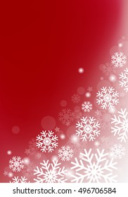 Vector snowflakes background