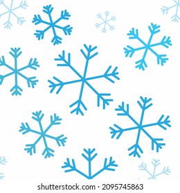 vector snowflakes for christmas background. Can be used as wallpaper, background or texture.