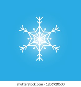 Vector snowflakes for Christmas design.