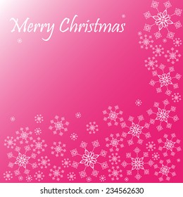 vector snowflakes merry christmas background