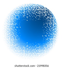 Vector snowing background