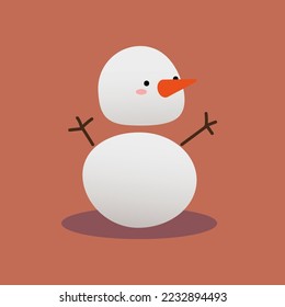 vectorial snowman.
Se puede usar para publicidad, video, impresión. postales, aplicaciones