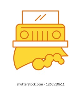 Vector snowplow icon