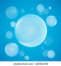 Vector soap bubble