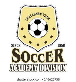 Vector soccer badge / Vector soccer labels / Soccer emblems / Football badge 