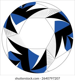 
vector of a soccer ball