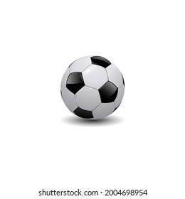 vector soccer ball isolated on a white background