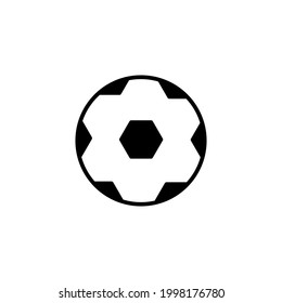 Vector Balón de fútbol sobre fondo blanco. Logo de fútbol europeo