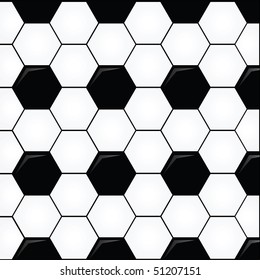 Vector Soccer Ball Pattern