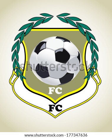 vector of soccer emblem