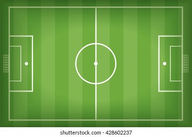 Vector soccer field.