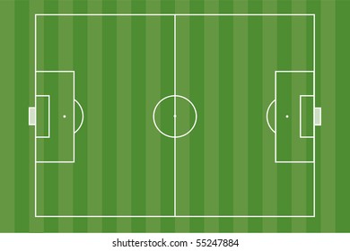 Vector Soccer Field