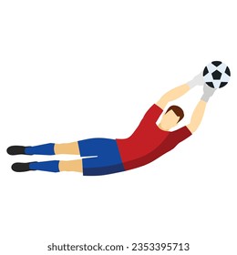 vector soccer game people flat icons set