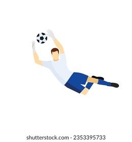 vector soccer game people flat icons set