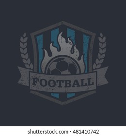 Vector of soccer graphic for t-shirt 