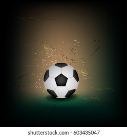 vector soccer grunge background design