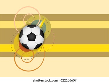 vector soccer grunge background design