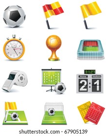 Vector Soccer Icon Set