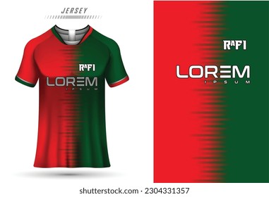 diseño de jersey de fútbol vectorial para sublimación, diseño de camisetas de deporte