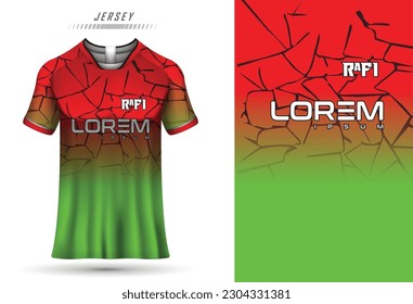 Vektorsoccer-Jersey-Design für Sublimationen, Sport-t-Shirt-Design
