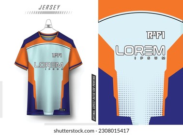 diseño de jersey de fútbol vectorial para sublimación, diseño de camisetas de deporte 