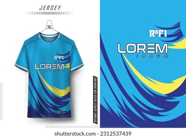 Vector soccer jersey design for sublimation, sport t shirt design jersey