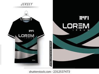 Vector soccer jersey design for sublimation, sport t shirt design jersey