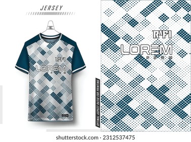 Vector soccer jersey design for sublimation, sport t shirt design jersey