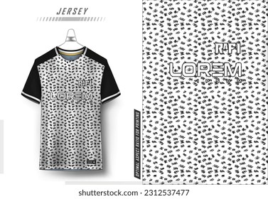 Vector soccer jersey design for sublimation, sport t shirt design jersey