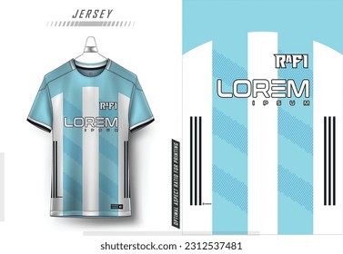 Vector soccer jersey design for sublimation, sport t shirt design jersey