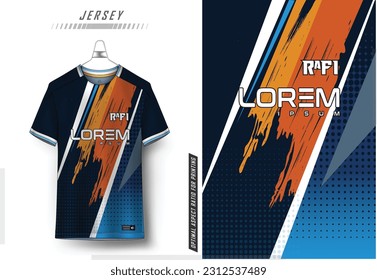 Vector soccer jersey design for sublimation, sport t shirt design jersey