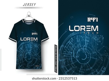 Vector soccer jersey design for sublimation, sport t shirt design jersey