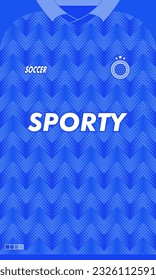 Vector soccer jersey design for sublimation sporty design