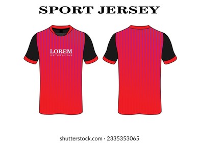 diseño de jersey de fútbol vectorial para sublimación
