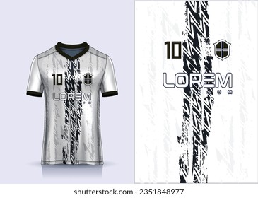 Vector soccer jersey design for sublimation